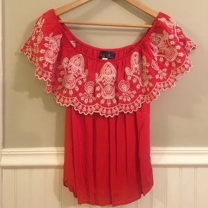 Off the shoulder top